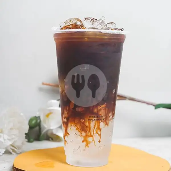 Long Black Iced Coffee (L) | Fika Coffee - Kopi Gula Aren Kekinian, Tunjungan Plaza