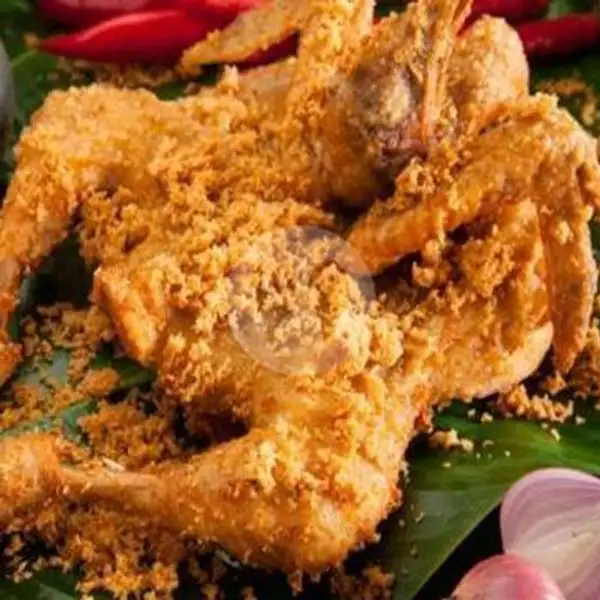 Ayam Utuh Goreng Kremes | Pondok Ikan Bakar Bu Oen, Purwokerto Timur