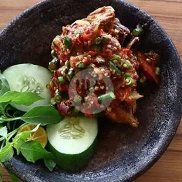 Ayam Plecing + Nasi | JALOM (Makanan Khas Lombok), Palm Spring