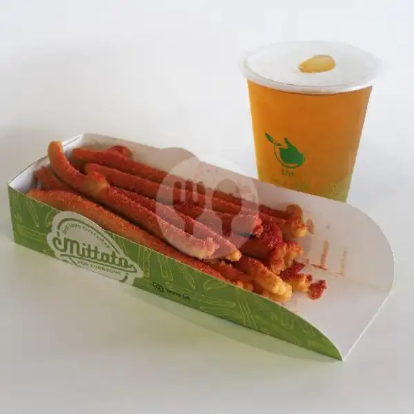 Paket 2 ( mittato Balado + Ice Black Tea ) | MITT Cafe, Panbill Mall