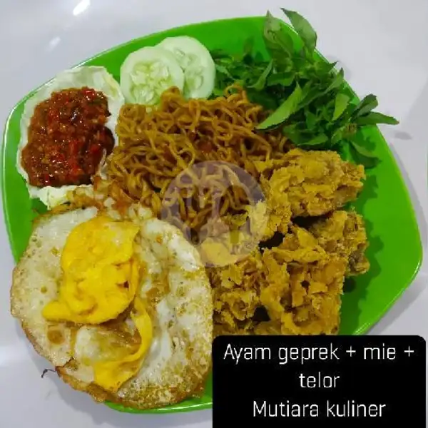 Ayam Geprek + Mie + Telur | Mutiara Kuliner, Mayangan