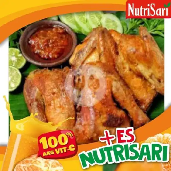 Paket Ayam Goreng Besar  + Nasi +Nutrisari + Sambal Dan Lalapan(Tidak Pakai Tahu Dan Tempe) | Ayam geprek n mie padeh zifa, Pelangi