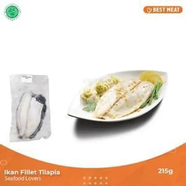Ikan Tilapia Fillet Siap Masak 215gr | Best Meat, Maruyung