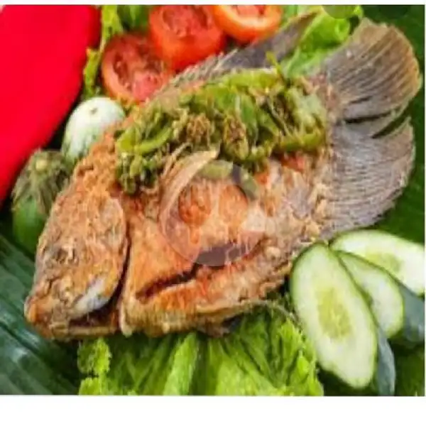 Paket Ikan Krapu Sambal Ijo | Warkop Ayam Gepeng, Cimanggis
