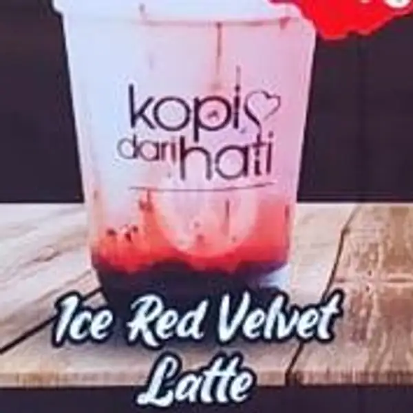 Red Velvet Latte (Ice/Hot) | Kopi Dari Hati, Pandan Sari