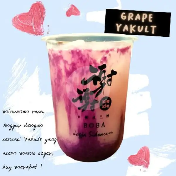 Grape Yakult | Xie Xie Boba, Sidoarum