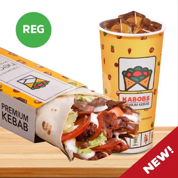 Reg Combobs Beef Italiano Kebab | KABOBS - Premium Kebab, BTC Fashion Mall