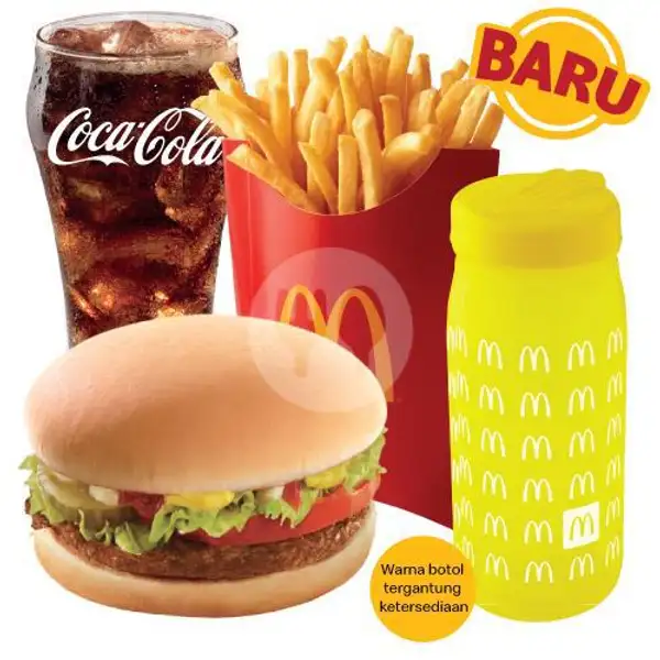 Paket Hemat Beef Burger Deluxe, Lrg + Colorful Bottle | McDonald's, TB Simatupang