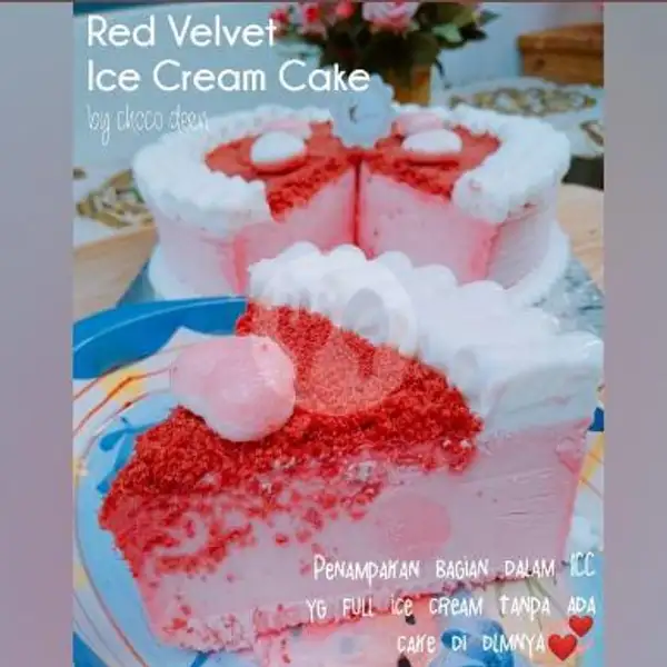 Red Velvet Ice Cream Cake (16 Cm) | Choco DeeN, Sepinggan