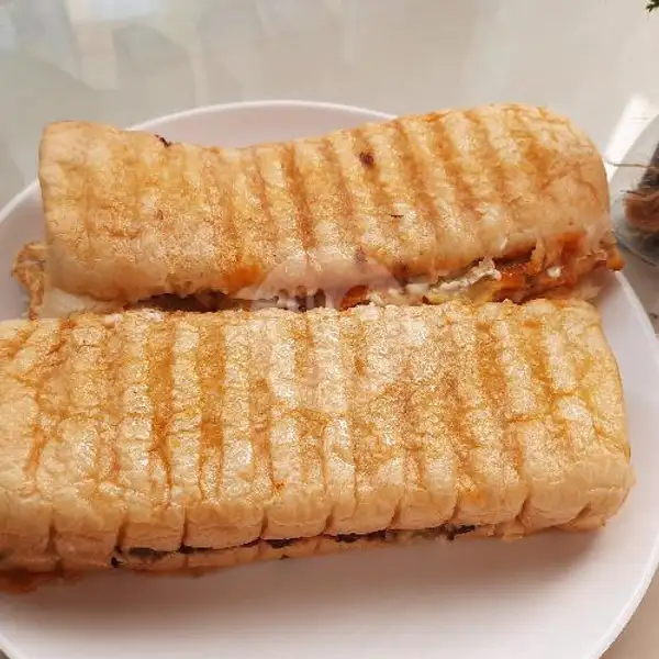 Roti Bandung Panggang Strawberry - Tiramisu | Roti Kukus Pom Pom, Bekasi Utara