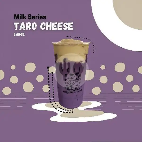 Taro Cheese  (Large) | Doffy (Milk Boba & Coffee) Di Samping Angkringan Mas Tumin M. Yamin Samarinda