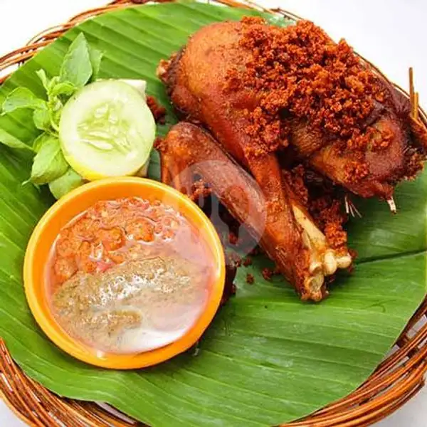 Paket Nasi Bebek Goreng | Rica-Rica Enthog Ibu Dewi, Karanggawang