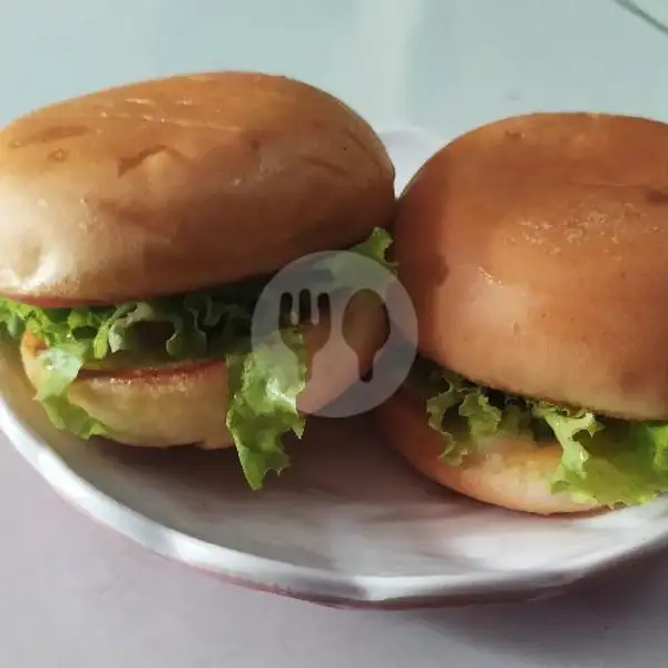 Burger Mini | Es Mie Jelly Chika Chiko, Sawangan