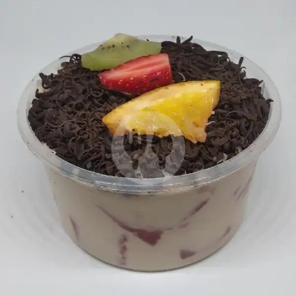 Salad Saus Vanilla Latte 500ml Toping Coklat | Pudding & Salad Start, Imam Bonjol
