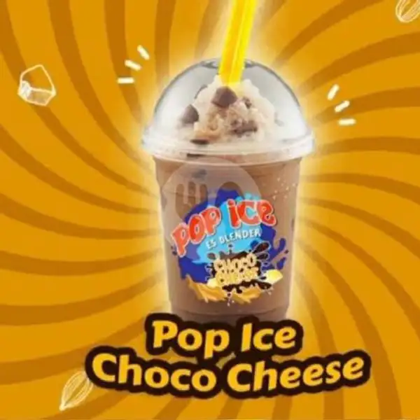 Pop Ice Choco Cheese | Lalapan Ayam Taliwang Hj.Riyati