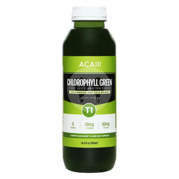 T1 Chlorophyll Green 500ml | Acaii Tea Co, Yummykitchen Menteng