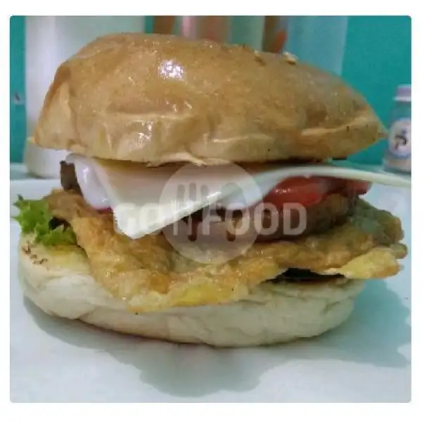 Burger Daging Keju | Burger Jumbo, Atletik
