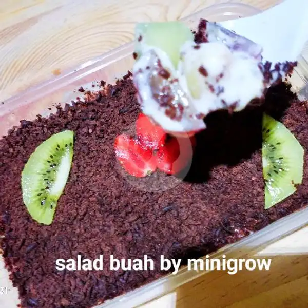 Salad Buah Topping Coklat | Mini Grow Store