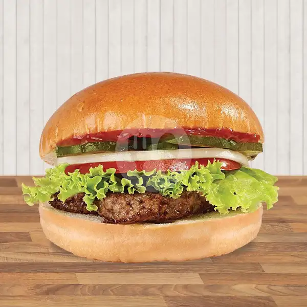 Beef Burger Deluxe  Ala Carte | Wendy's, Transmart Pekalongan