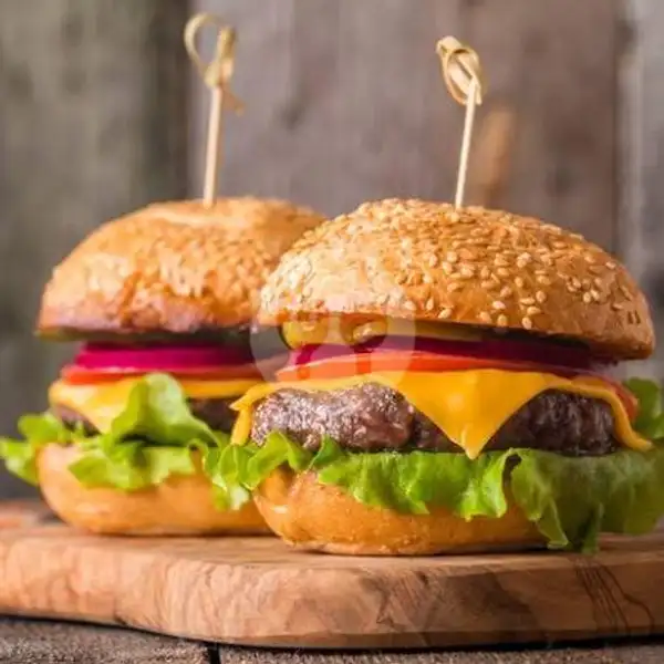 Burger Telur + Sayuran | Hotdog Mozarela Kita, Tampan