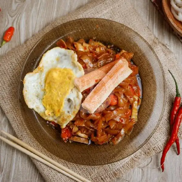 Kwetiaw Goreng + Telur + Crabstick | Kwetiaw Jamrud, Lumpia Basah & Bubble Tea, Cimahi