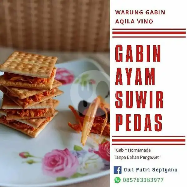 paket ayam suwir pedas 1 | Warung Gabin Aqila Vino Bombaru, Slamet Riady