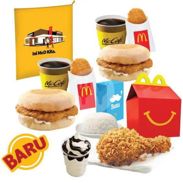 Family Weekend Breakfast Bertiga HM Ayam McD dan Board Game | McDonald's, Gatot Subroto Bandung