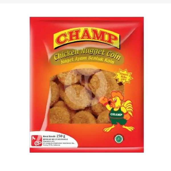 Champ Chicken Nugget Coin 200 gr | Huma Frozen Food