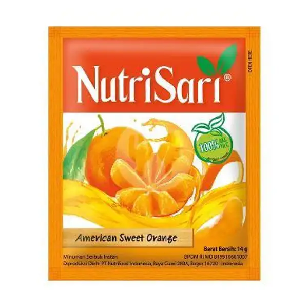 Nutrisari Sweet Orange | TN CRAB RAJA KREMES