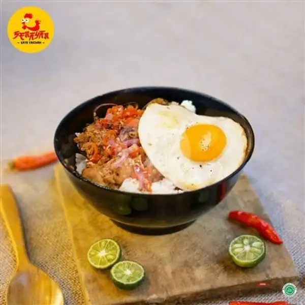 Rice Box Rempah Bali + Telor Ceplok | Sate Taichan Senayan, Kolonel Sugiyono