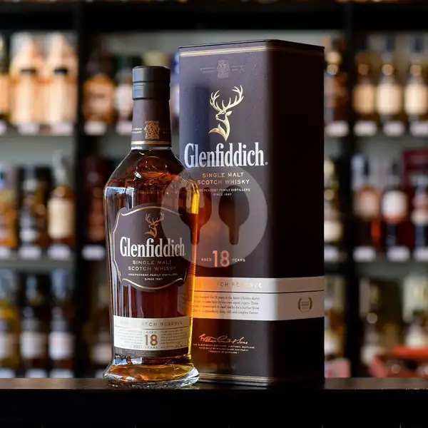 Whisky Glenfiddich 18 - Single Malt 18 Years - 750 Ml - Import | KELLER K Beer & Soju Anggur Bir, Cicendo