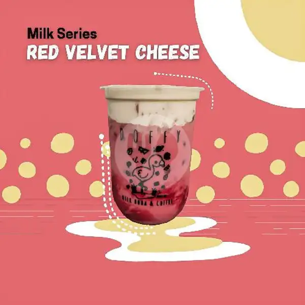 Red Velvet Cheese (Regular) | Doffy (Milk Boba & Coffee) Di Samping Angkringan Mas Tumin M. Yamin Samarinda