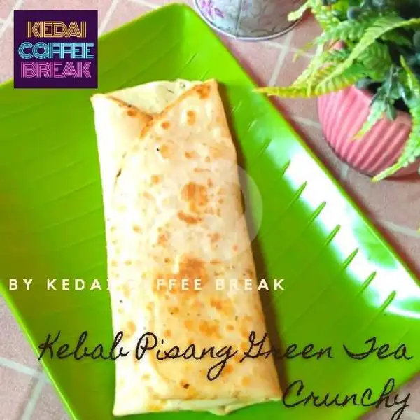 Kebab Pisang Green Tea Crunchy | Kedai Coffee Break, Curug
