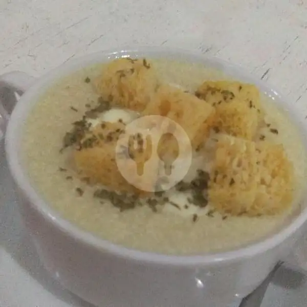 Smoke Beef Cream Soup | Thavela Cafe & Resto