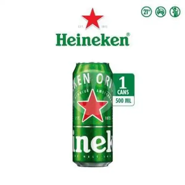 Beer Heineken Can Large - Bir Heineken Kaleng Besar 500 Ml | KELLER K Beer & Soju Anggur Bir, Cicendo