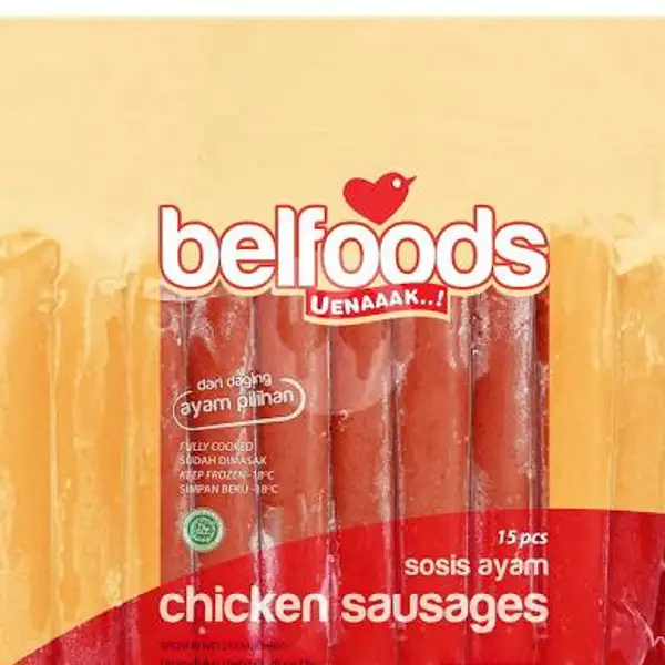 Belfoods Uenaaak Chicken Sausages 375 gr | Huma Frozen Food