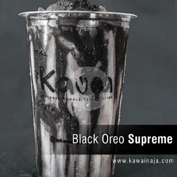 Black Oreo Supreame | Kawa Japanesse Bubble Tea & Coffee, Kyai Tambak Deras