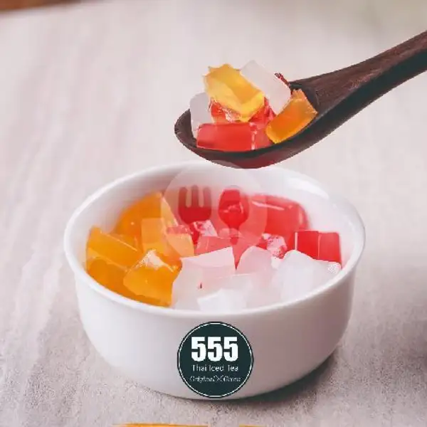 Rainbow Jelly | 555 Thai Tea, Cempaka Kuning