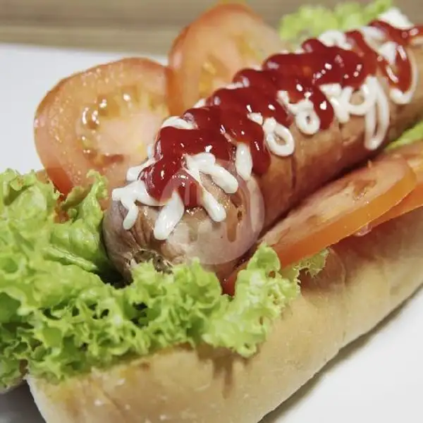 Paket Hotdog Combo 1 (Sosis Super Jumbo) | Burger & Roti Bakar Bening, H. Sulaeman