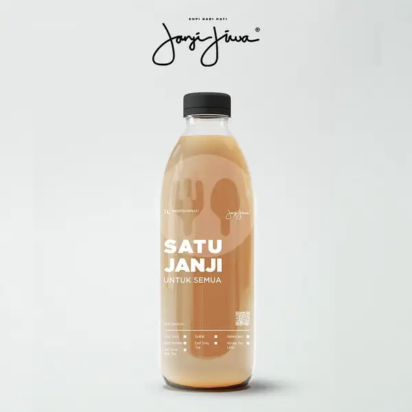 1 Liter #SatuJanji | Janji Jiwa X Jiwa Toast, Jiwa Tea, La Terazza Summarecon Bekasi