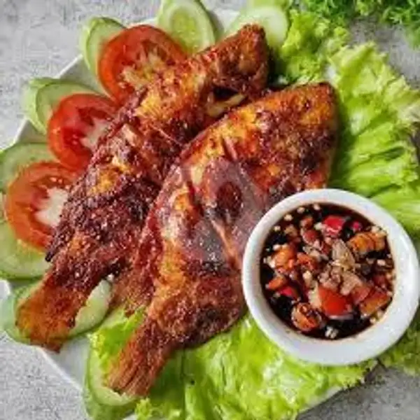 Nasi + Ikan Nila Bakar / Goreng + Sambal Lalapan | Ayam Geprek Farish, Tlogosari Kulon