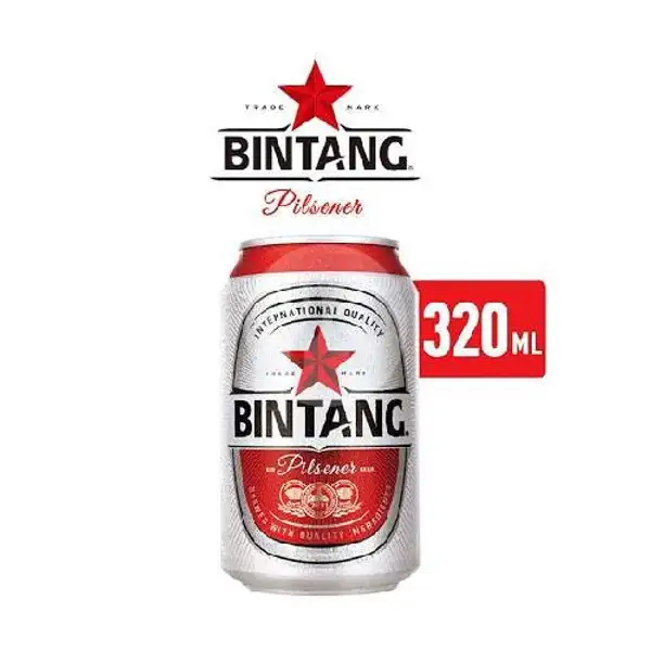 Beer Bintang Can 320Ml - Bir Bintang Kaleng 320Ml | Beer Terrace Cafe & Soju, Bir Pasirkaliki
