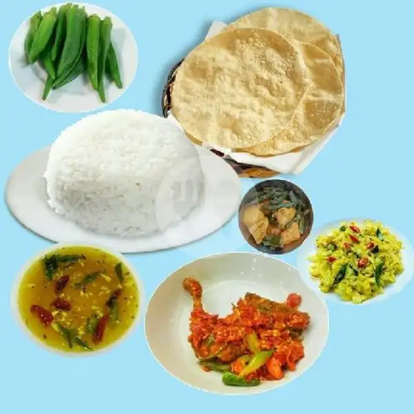 Nasi Kandar Ayam | Uncle Muthu Kitchen, Sesetan