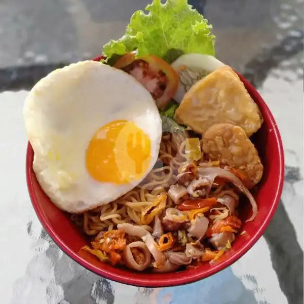 Double Mie + Cumi Asin Pedas + Telur | Kawaii.lpg ricebowl, Jalan Kamboja