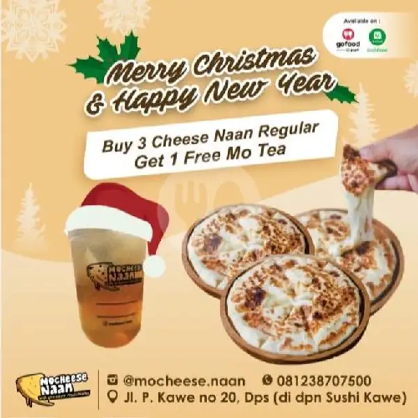 Cheese Naan Hot Deal | Mocheese Naan, Denpasar