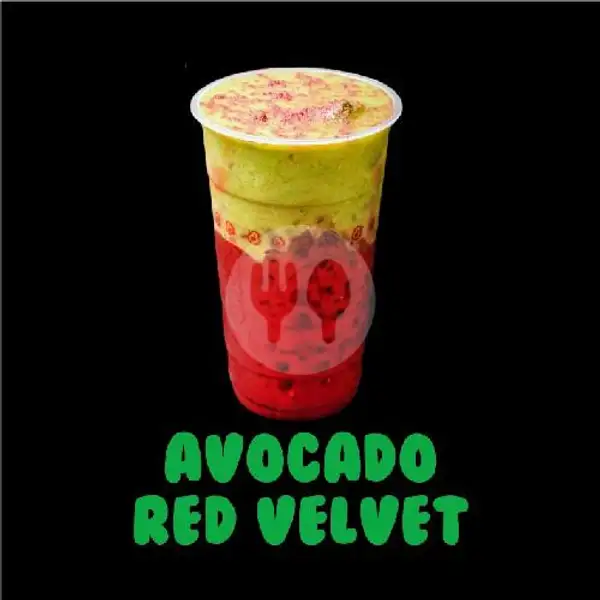 Avocado Red Velvet Reguler | Ohana Avocado