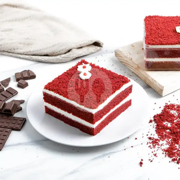 Deli Box Red Velvet Cake | Dapur Cokelat - Depok