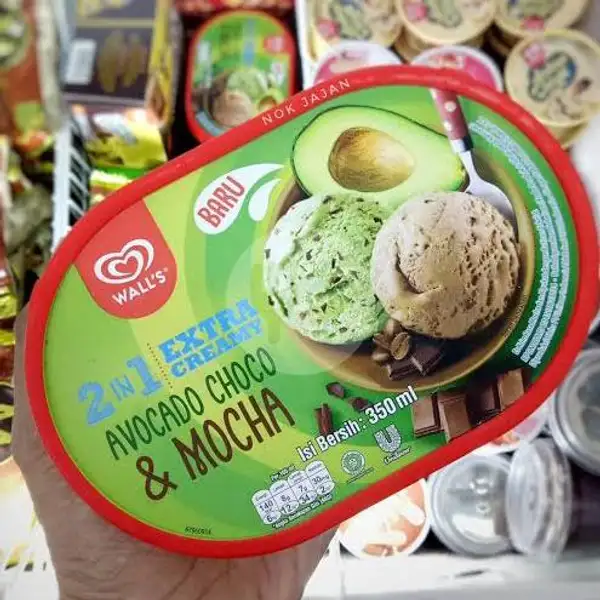 Ice Cream Avocado Choco Mocha 350ml | Mamih Frozen Food Cirebon, Dwipantara