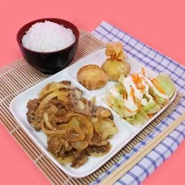 Beef Teriyaki Bento | Order Sekaligus, Dapur Bersama Sawah Besar