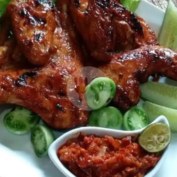 Ayam Bakar Complit Tanpa Nasi | Nasi Tempong Ayam Bakar Taliwang Mbak Silvi